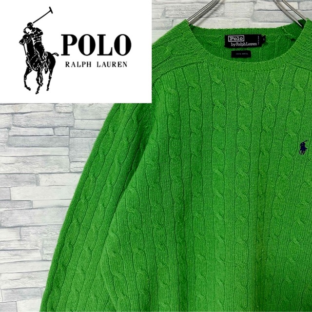 POLO RALPH LAUREN - 【希少カラー】90s ラルフローレン ニット