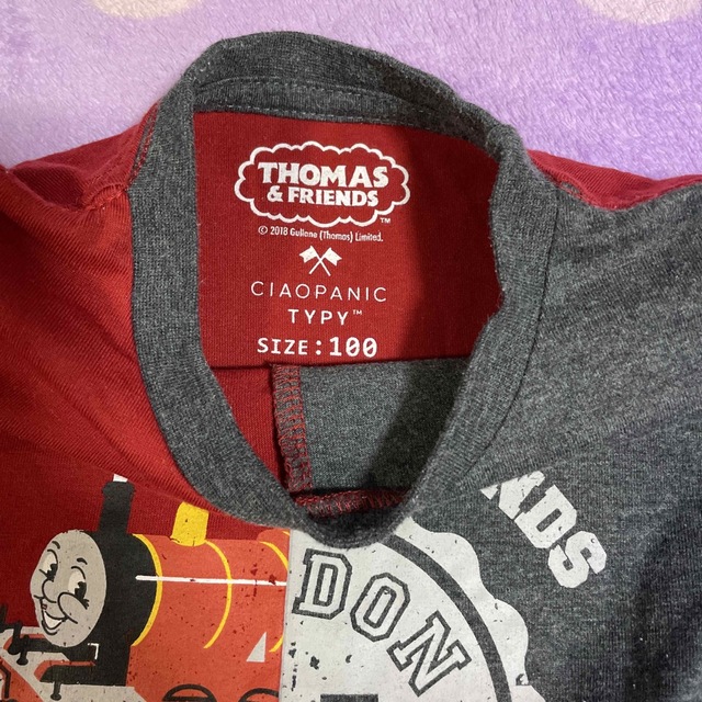 CIAOPANIC TYPY(チャオパニックティピー)のトーマス Tシャツ 100サイズ キッズ/ベビー/マタニティのキッズ服男の子用(90cm~)(Tシャツ/カットソー)の商品写真