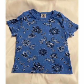 プチバトー(PETIT BATEAU)のプチバトー　ペイズリー柄Tシャツ(Ｔシャツ)