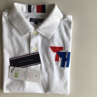 トミーヒルフィガー(TOMMY HILFIGER)のトミーヒルフィガー   白　ポロシャツ　140 子供服(Tシャツ/カットソー)