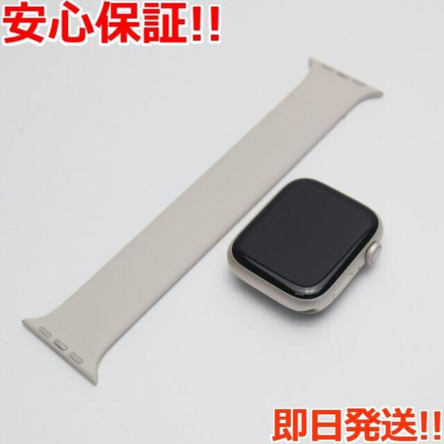 美品 AppleWatchSeries7 45mmCellular スターライト