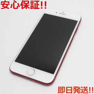 アイフォーン(iPhone)の超美品 SIMフリー iPhone7 128GB レッド (スマートフォン本体)