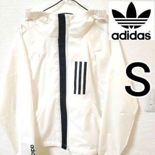 アディダス(adidas)のアディダス ナイロンジャケット SixTONES 松村北斗 ブルゾン 白 女性S(ブルゾン)