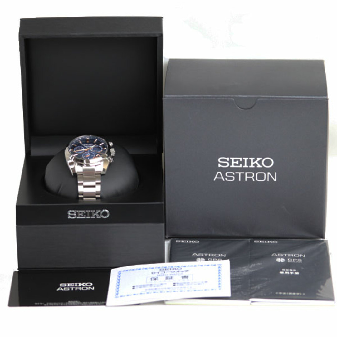 SEIKO セイコー GPS電波 アストロン 腕時計 ソーラー SBXC049/5X53-0AJ0 メンズ【中古】