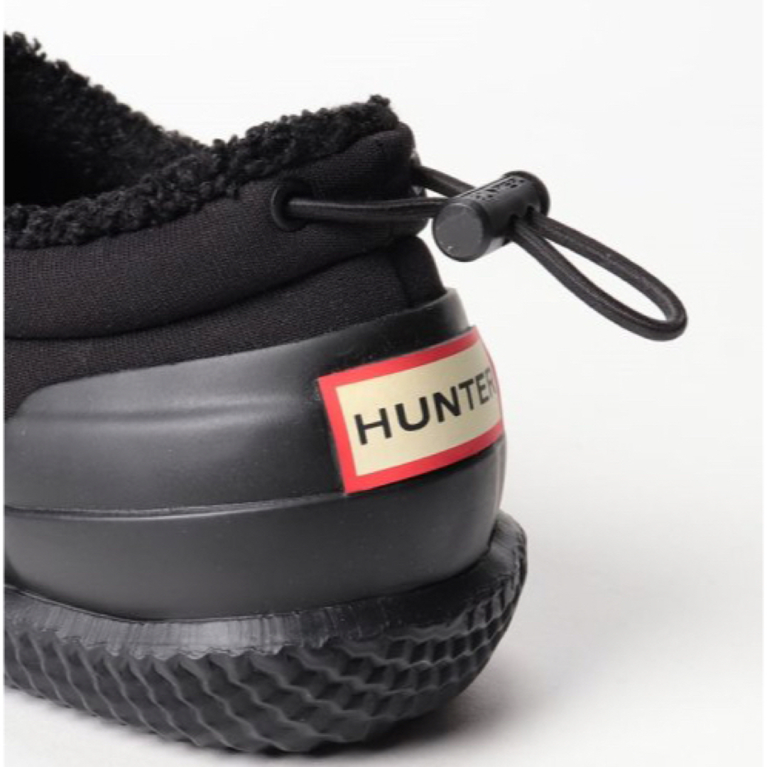 新品✨タグ付き♪Hunter スリッポン シューズ ブラック 22センチ 7