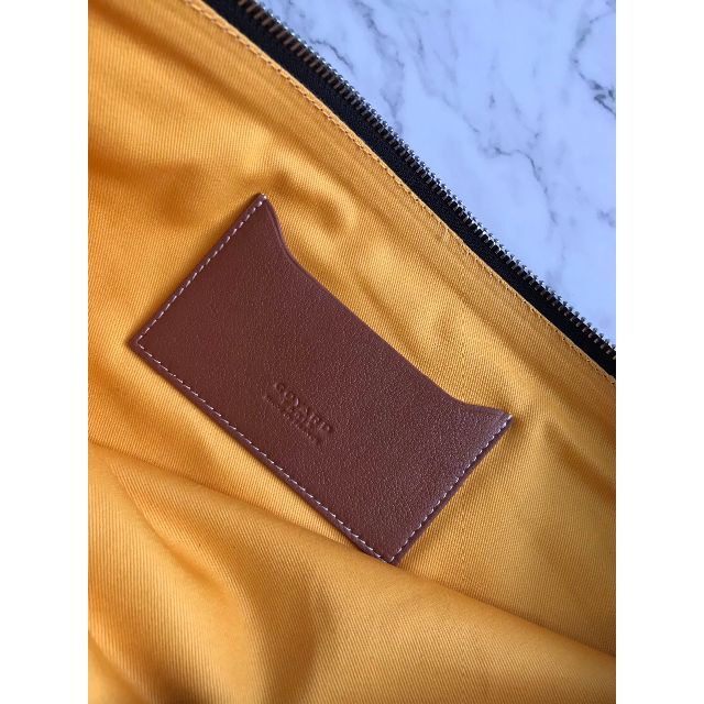 12B555/ゴヤール/クラッチバッグ/ヘリンボーン/グレー/ロゴ 売り出し