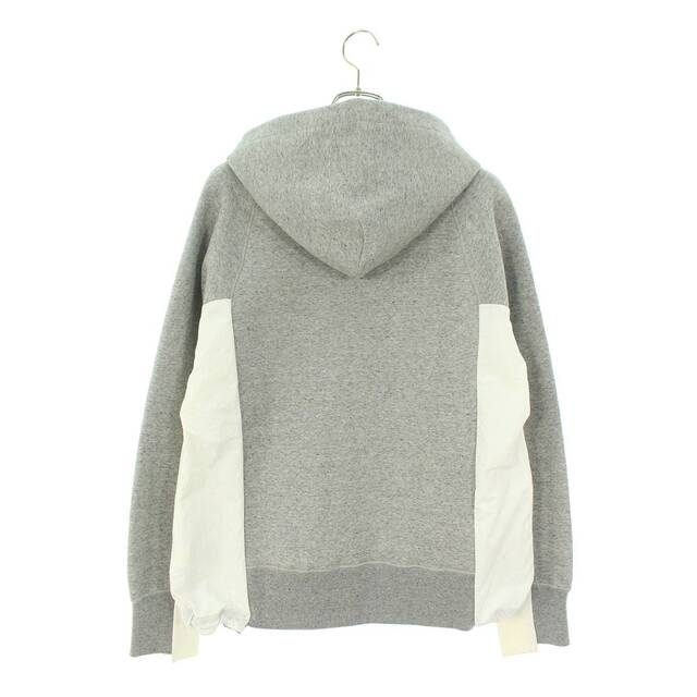 ナイキ ×サカイ Sacai 20AW NRG HOODIE CZ4695-063 ナイロン切替再構築