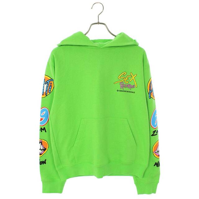 激安価格の Chrome Hearts M メンズ recordsプリントパーカー sex BOY