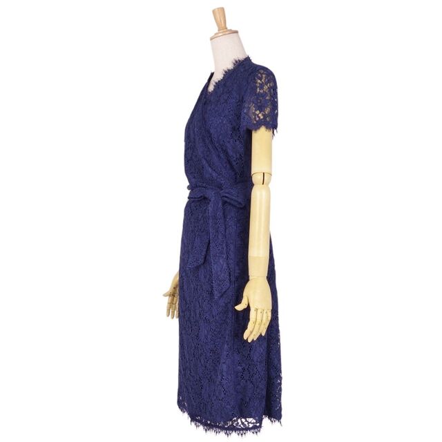 美品 ダイアンフォンファステンバーグ DIANE von FURSTENBERG ... 新品 ダイアンフォンファステンバーグ ジャージーラップワンピース ネイビー6