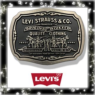 Levi's - ブラウン リーバイス ツーホースバックル リアルレザー ...