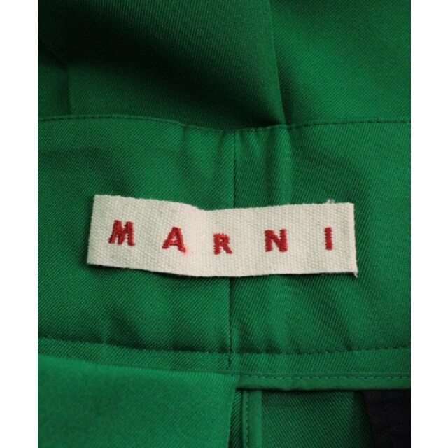 MARNI クロップドパンツ 38 スラックス ネイビー 紺 オフィス きれいめ