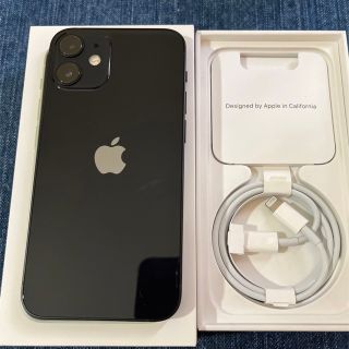 アップル(Apple)の【美品】iPhone12mini 128GB BLACK(スマートフォン本体)