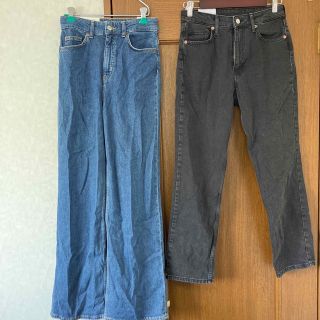 エイチアンドエム(H&M)のH&M SKINNY HIGH WAIST VINTAGE STRAIGHT(デニム/ジーンズ)