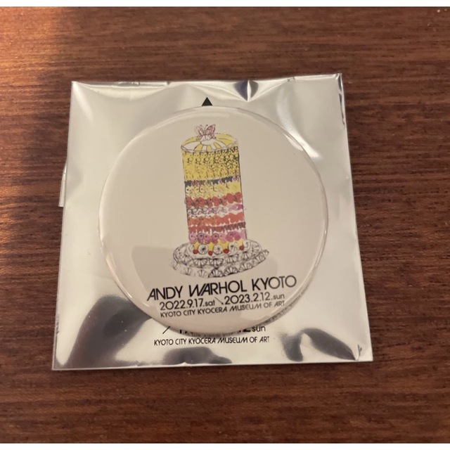 Andy Warhol(アンディウォーホル)のANDY WARHOL KYOTO バッジ3個セット アンディウォーホルキョウト エンタメ/ホビーの美術品/アンティーク(その他)の商品写真