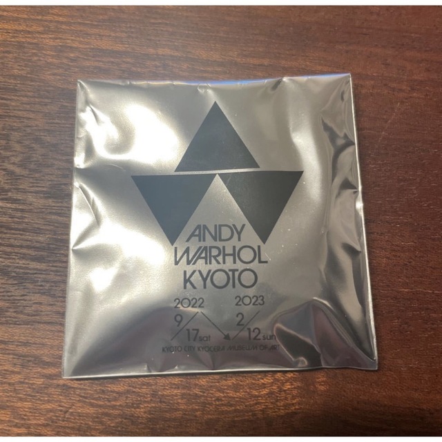 Andy Warhol(アンディウォーホル)のANDY WARHOL KYOTO バッジ3個セット アンディウォーホルキョウト エンタメ/ホビーの美術品/アンティーク(その他)の商品写真