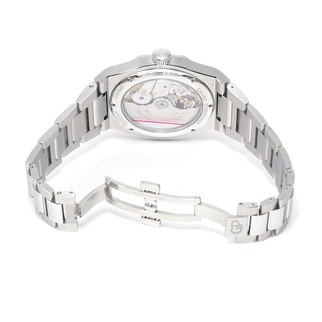 GIRARD-PERREGAUX(ジラールペルゴ)の中古 ジラール ペルゴ GIRARD-PERREGAUX 81010-11-3153-1CM グリーン メンズ 腕時計 メンズの時計(腕時計(アナログ))の商品写真