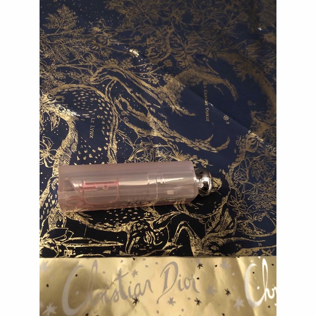 新品　ディオール　リップグロウ001  リップバーム　ピンク コスメ/美容のスキンケア/基礎化粧品(リップケア/リップクリーム)の商品写真