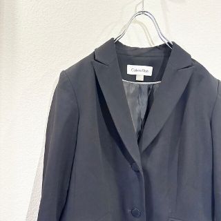 カルバンクライン(Calvin Klein)のカルバンクライン　テーラードジャケット　CalvinKlein　ブラック(テーラードジャケット)