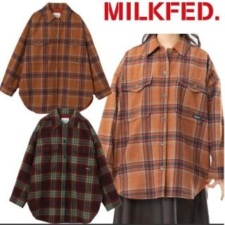 ミルクフェド(MILKFED.)のMILKFED.　チェックブルゾン(ブルゾン)