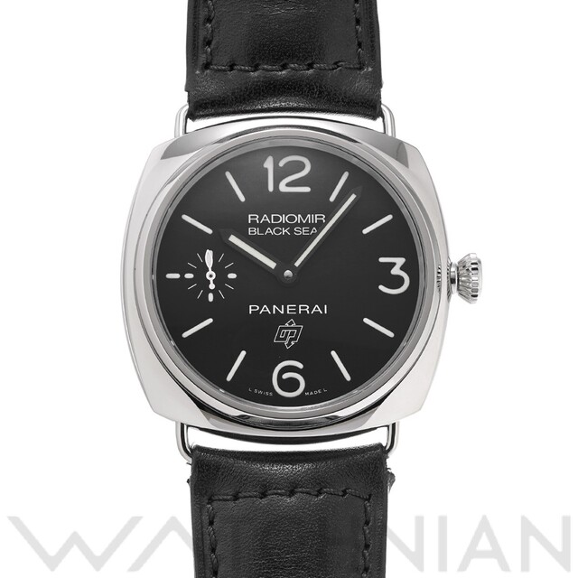 OFFICINE PANERAI - 中古 パネライ OFFICINE PANERAI PAM00380 N番(2011年製造) ブラック メンズ 腕時計