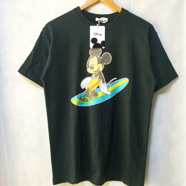 Disney(ディズニー)の新品　ディズニー　ミッキーマウス　Tシャツ  黒 メンズのトップス(Tシャツ/カットソー(半袖/袖なし))の商品写真