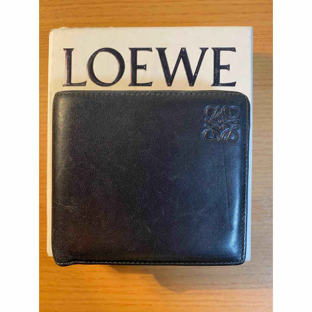LOEWE レザー 二つ折り財布