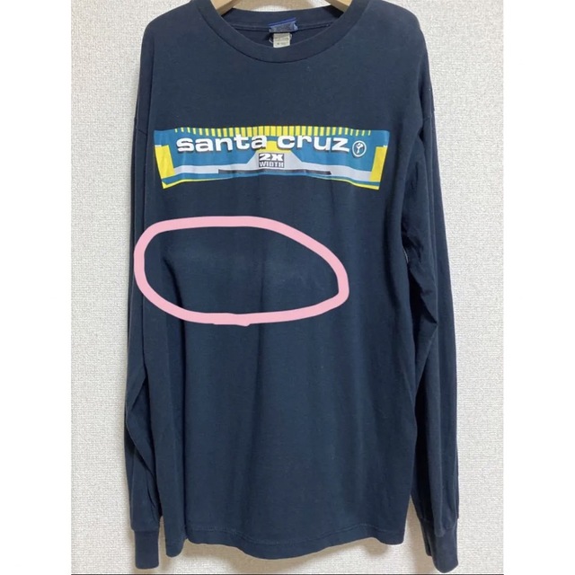 USA製 SANTA CRUZ サンタクルーズ ロンTTシャツ/カットソー(七分/長袖)
