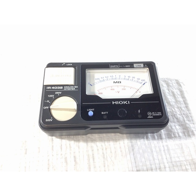 HIOKI アナログMΩハイテスター しあわせ IR4032-10 絶縁抵抗計 HIOKI アナログMΩハイテスター しあわせ IR4032-10 絶縁抵抗計