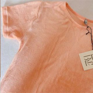 BASERANGE ベースレンジ　OmoTee ベロアトップス(Tシャツ(半袖/袖なし))