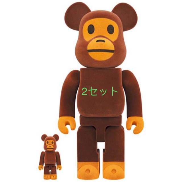 本物の BABY MILO® BE@RBRICK FLOCKY 100% 400% その他 本物の BABY MILO® BE@RBRICK FLOCKY 100% 400% その他