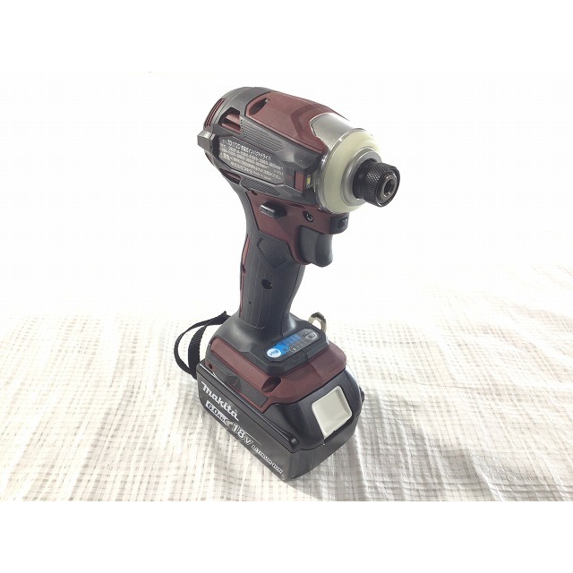 Makita(マキタ)の☆未使用品☆ makita マキタ 18V 充電式インパクトドライバ TD172DGXAR 赤 オーセンティックレッド バッテリー2個 充電器+ケース 66249 自動車/バイクのバイク(工具)の商品写真