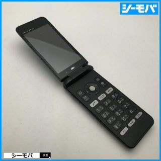 キョウセラ(京セラ)の630 GRATINA 4G KYF31 中古 auガラケー ブラック(携帯電話本体)