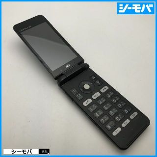 キョウセラ(京セラ)の631 GRATINA 4G KYF31 中古 auガラケー ブラック(携帯電話本体)