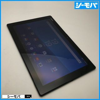 ソニー(SONY)の◆R633SIMフリーXperia Z4 Tablet SOT31黒中古訳有(タブレット)