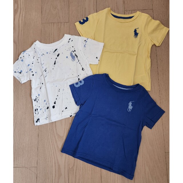 Ralph Lauren(ラルフローレン)の!!最終お値下げ!!ラルフローレン　Tシャツ3点セット　18M(85cm) キッズ/ベビー/マタニティのベビー服(~85cm)(Ｔシャツ)の商品写真