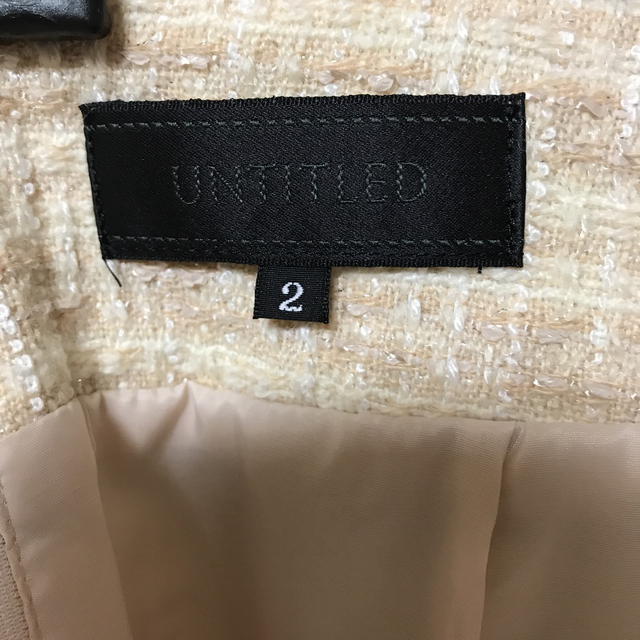 UNTITLED(アンタイトル)のuntitled ツイードスーツ レディースのフォーマル/ドレス(スーツ)の商品写真