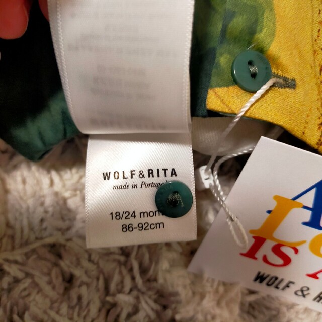 新品 wolf&rita ロンパース 18-24m 85〜92cm キッズ/ベビー/マタニティのベビー服(~85cm)(ロンパース)の商品写真