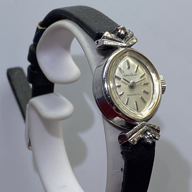 新品 60s セイコー ソーラー ダイヤ型ラグ 腕時計 ビンテージ アンティーク