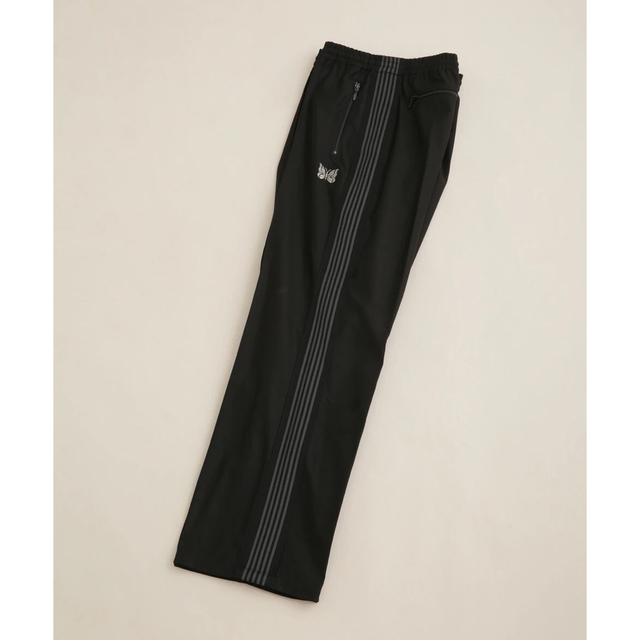 新品・未使用 Needles トラックパンツ ナノユニバース別注 ブラック