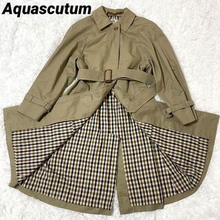 AQUA SCUTUM - Aquascutam リバーシブル コート 英国製 イギリス 