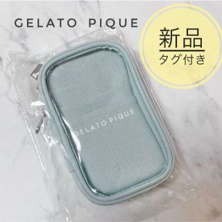 ジェラートピケ(gelato pique)の【新品】 ジェラートピケ キャリーポーチ グリーン(その他)