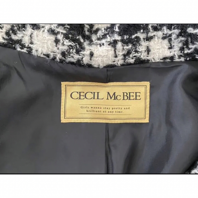 CECIL McBEE(セシルマクビー)のCECIL McBEE セシルマクビー コート ジャケット　アウター　チェック レディースのジャケット/アウター(その他)の商品写真