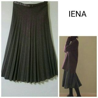 イエナ(IENA)のIENA ウールプリーツスカート(ひざ丈スカート)