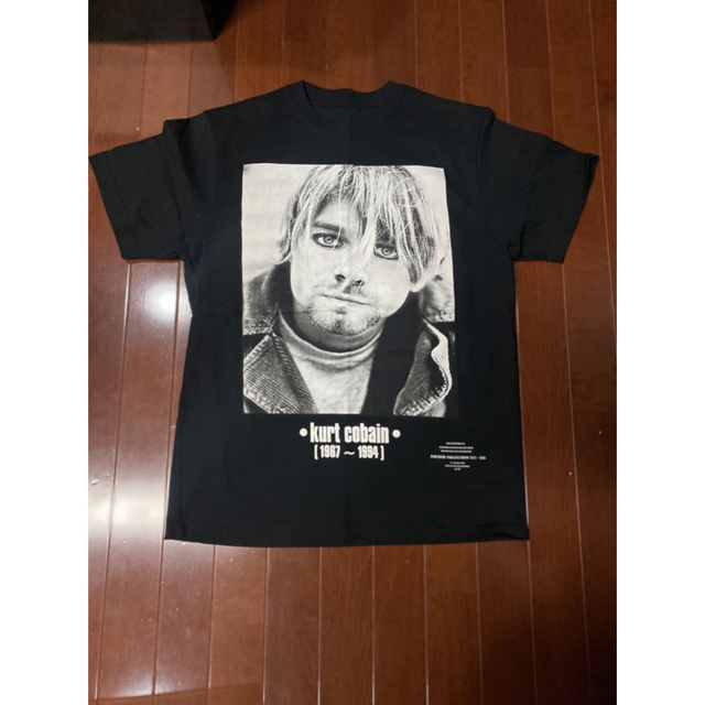 レア　CURT COBAIN 追悼Tシャツ  ブラック　NIRVANA