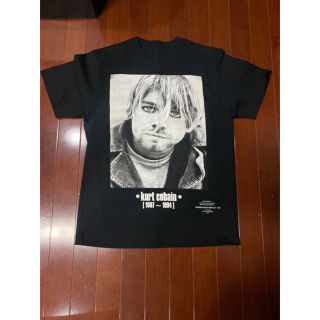 レア　CURT COBAIN 追悼Tシャツ  ブラック　NIRVANA(Tシャツ/カットソー(半袖/袖なし))