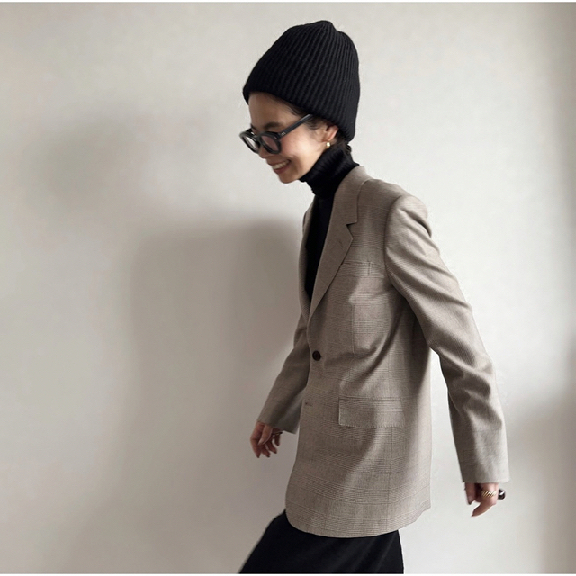 chiiiibag ch!iii Wool Jacket check ジャケット