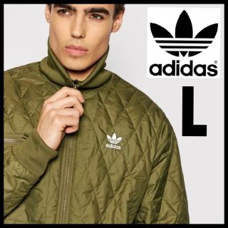 アディダス(adidas)の【大人気！ゆったりフィット】adidas★キルティングジャケット★ブルゾン★L(ブルゾン)