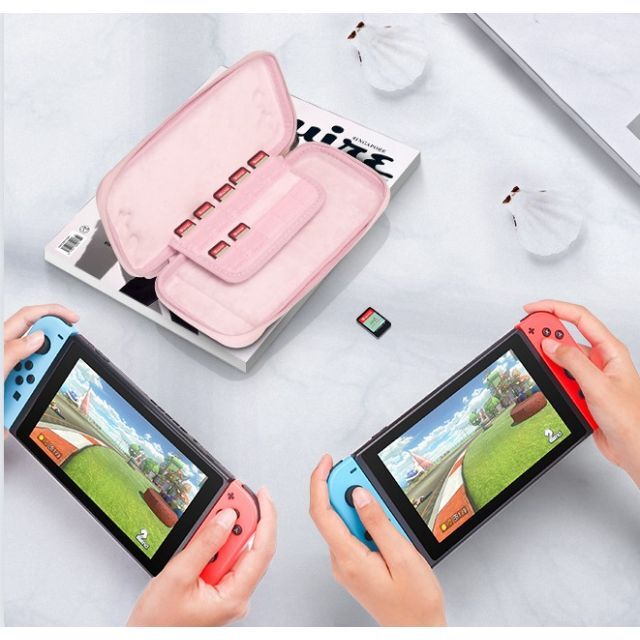 任天堂 スイッチ Nintendo switch ケース カバー ピンク  エンタメ/ホビーのゲームソフト/ゲーム機本体(その他)の商品写真