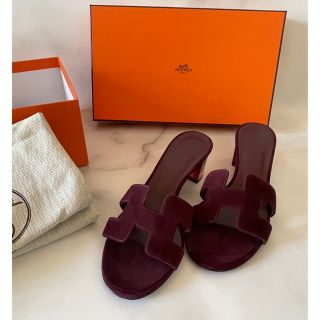 エルメス(Hermes)の今からの季節に！新品☆レア　エルメス　オアジス　クリアヒール(ミュール)