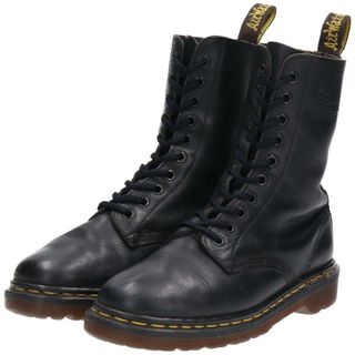 ドクターマーチン(Dr.Martens)の古着 ドクターマーチン Dr.Martens 10ホールブーツ 英国製 UK4 レディース22.5cm /saa011115(ブーツ)